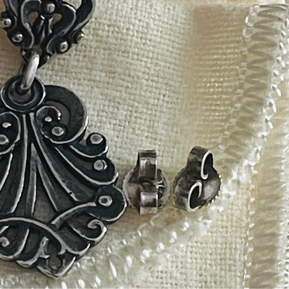 James Avery Retired Vintage Celeste dangle Ear posts - Picture 9 of 11
